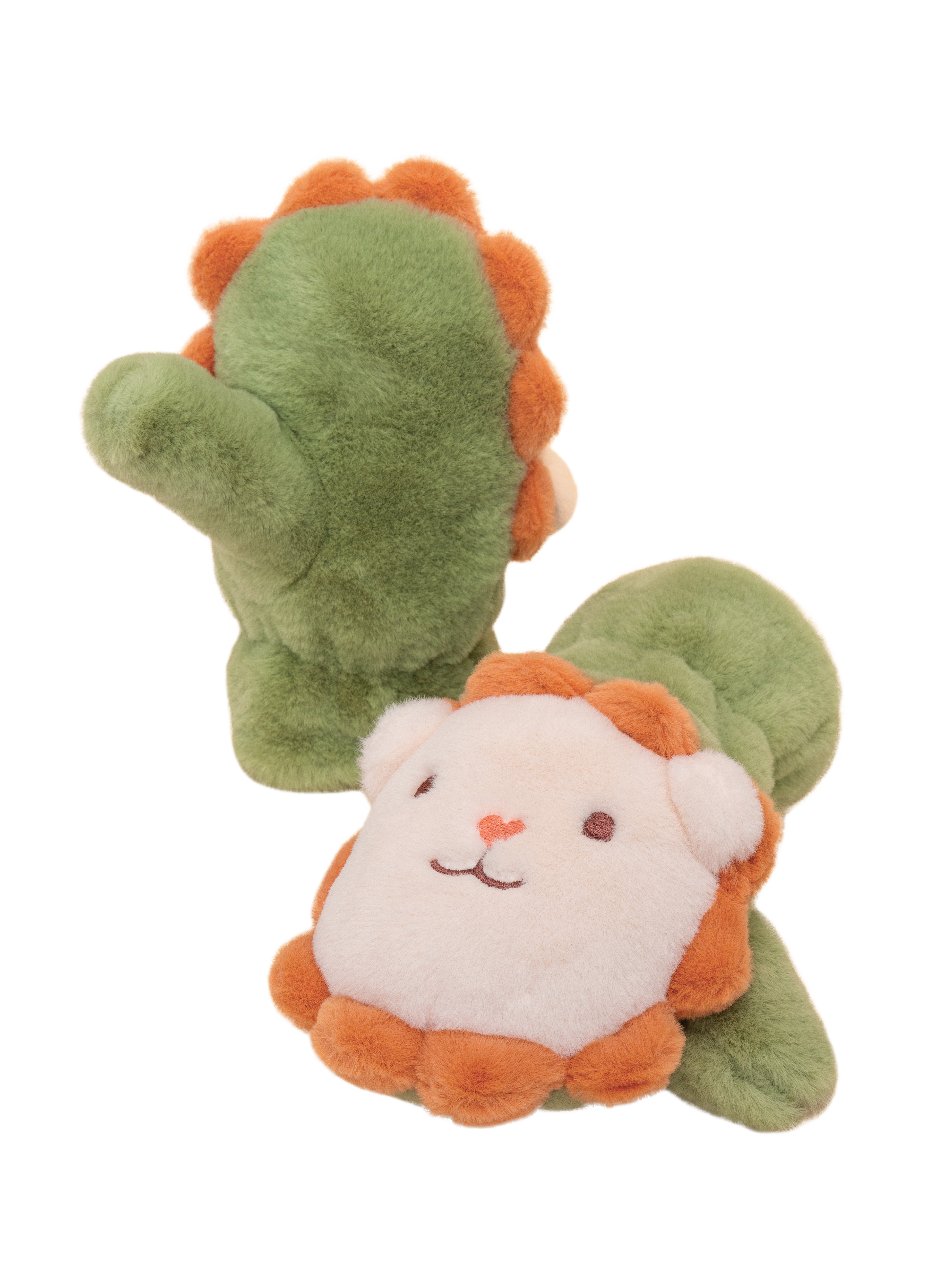 Cute Lion Fluffy Mittens Fern