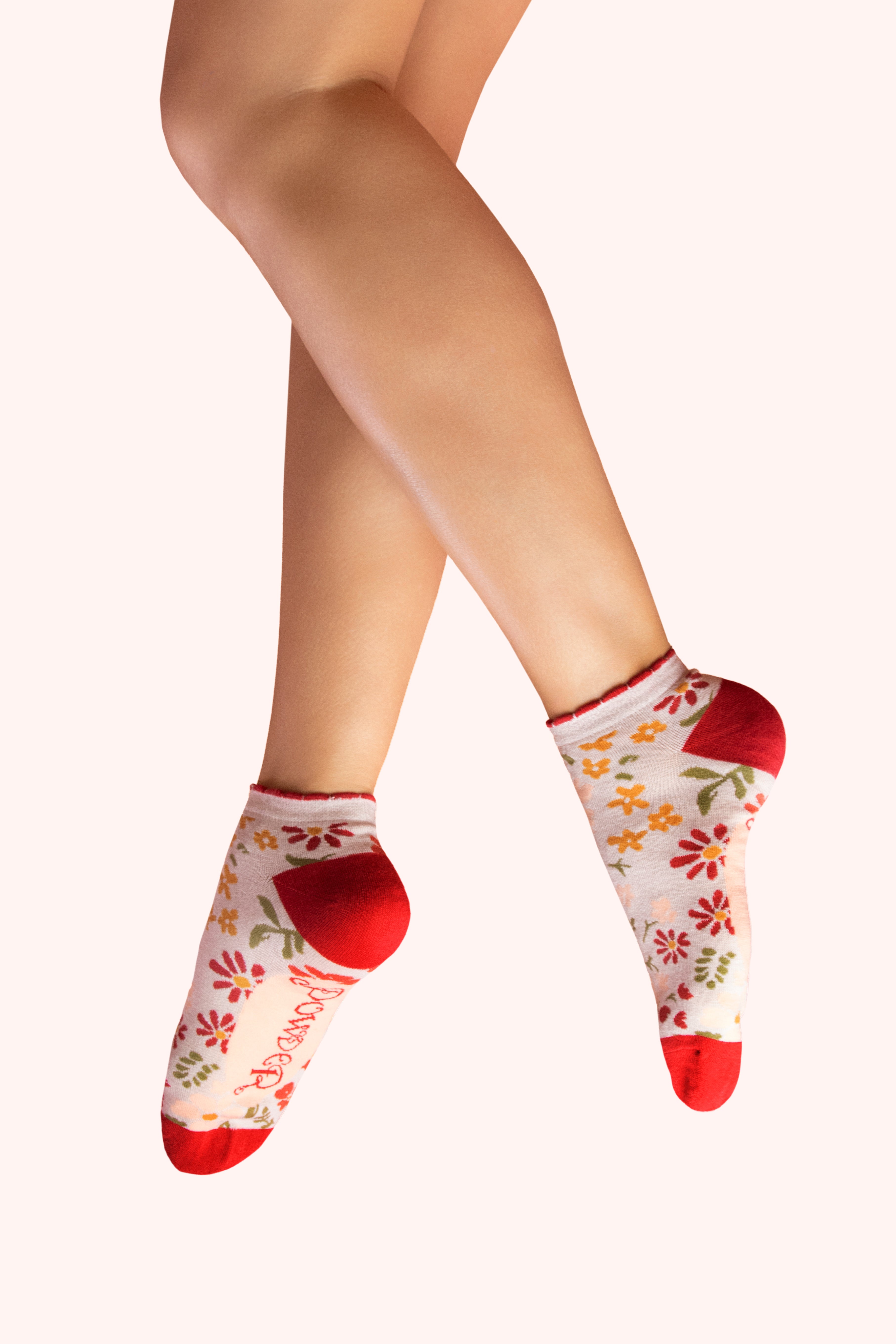 Trainer Socks Wild Flowers