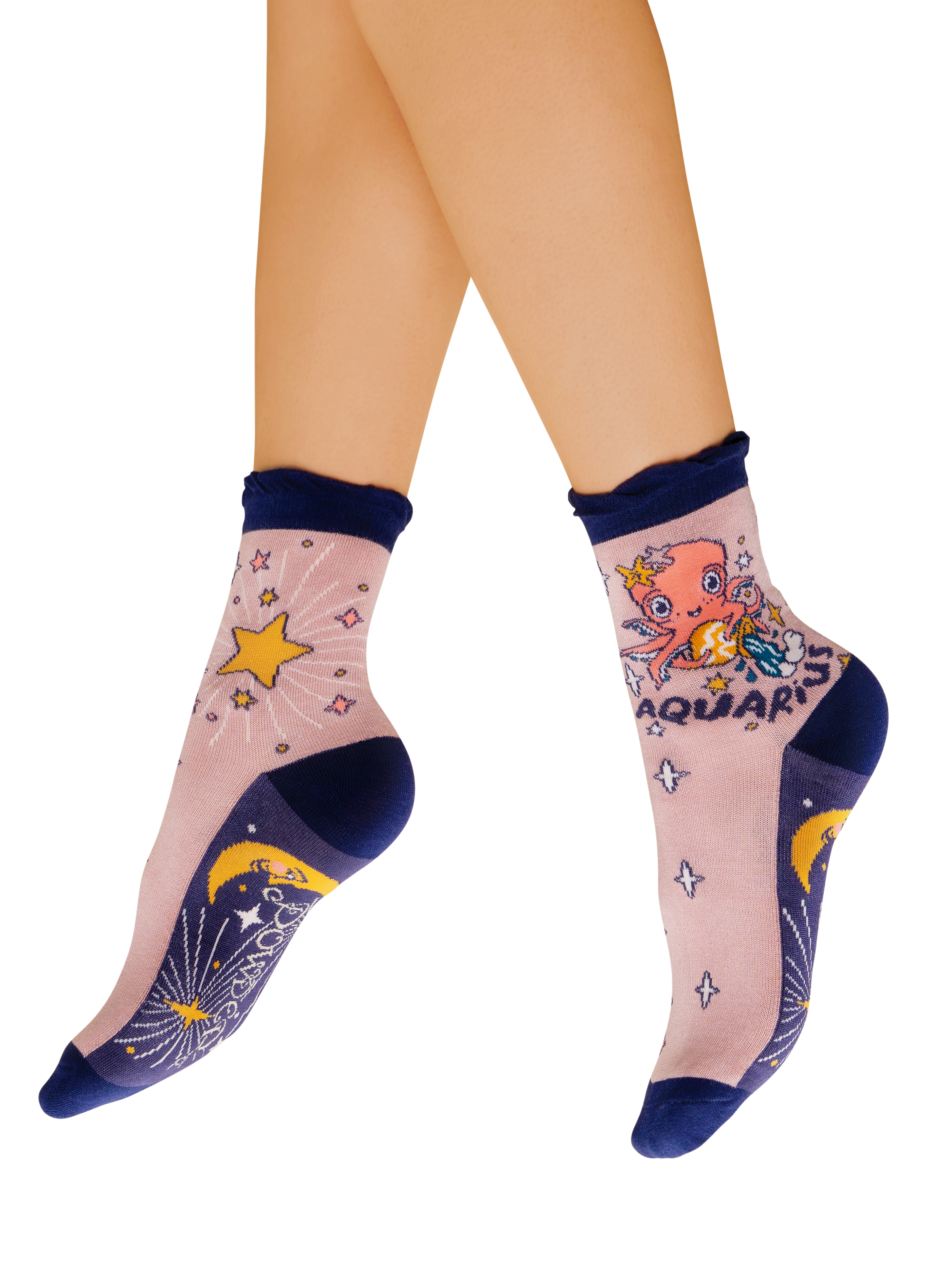 Aquarius Zodiac Ankle Socks