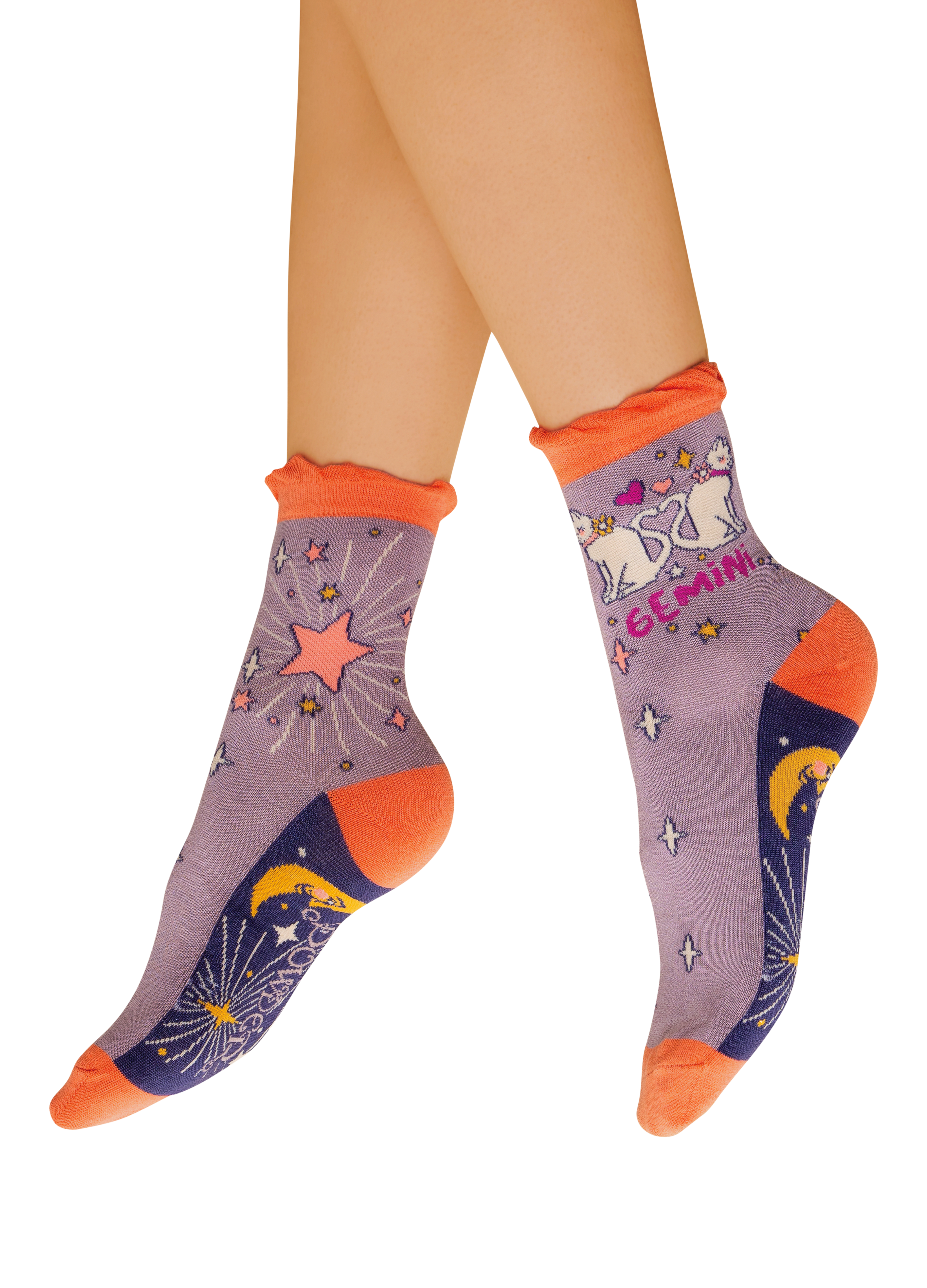 Gemini Zodiac Ankle Socks