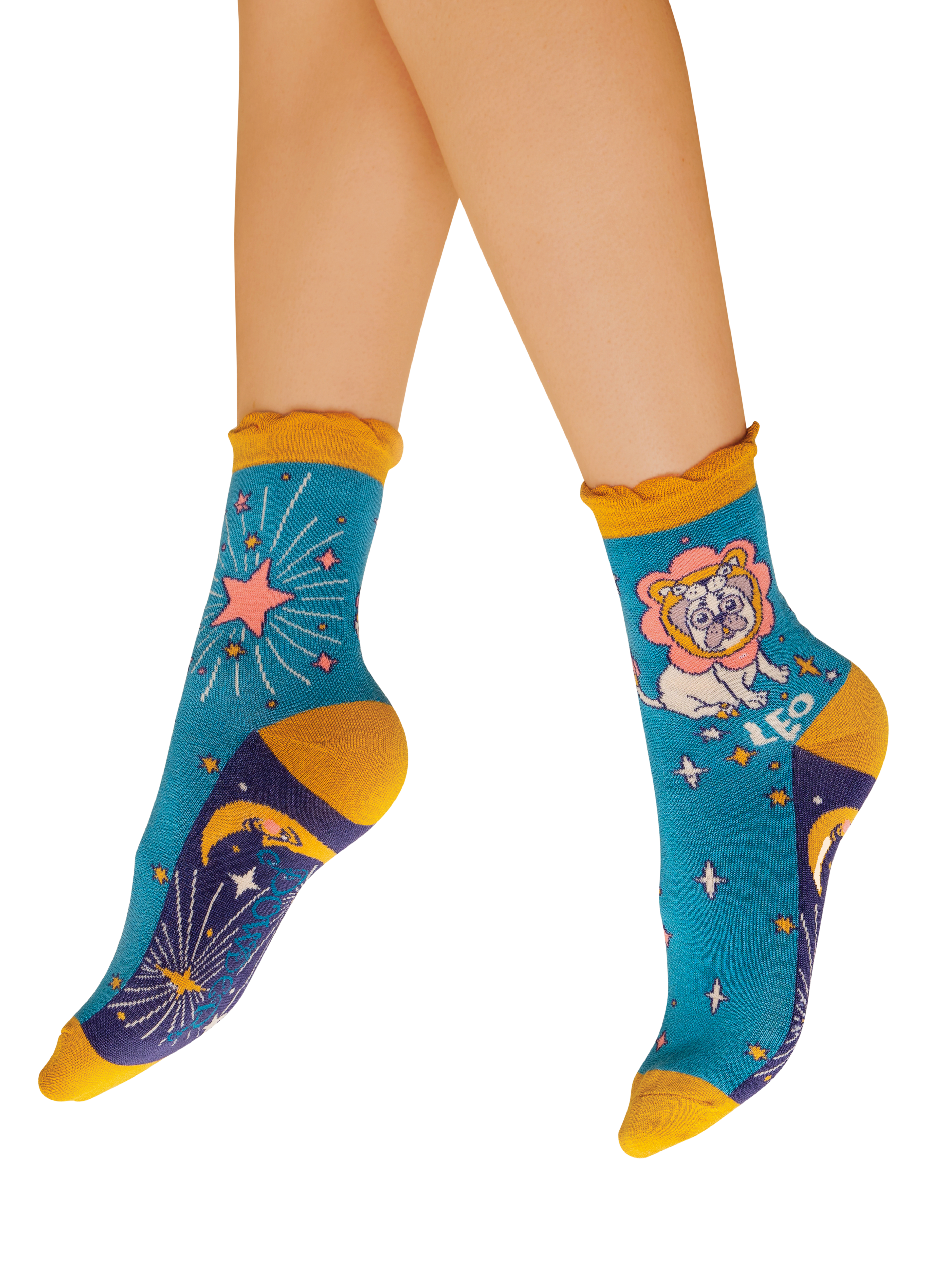 Leo Zodiac Ankle Socks