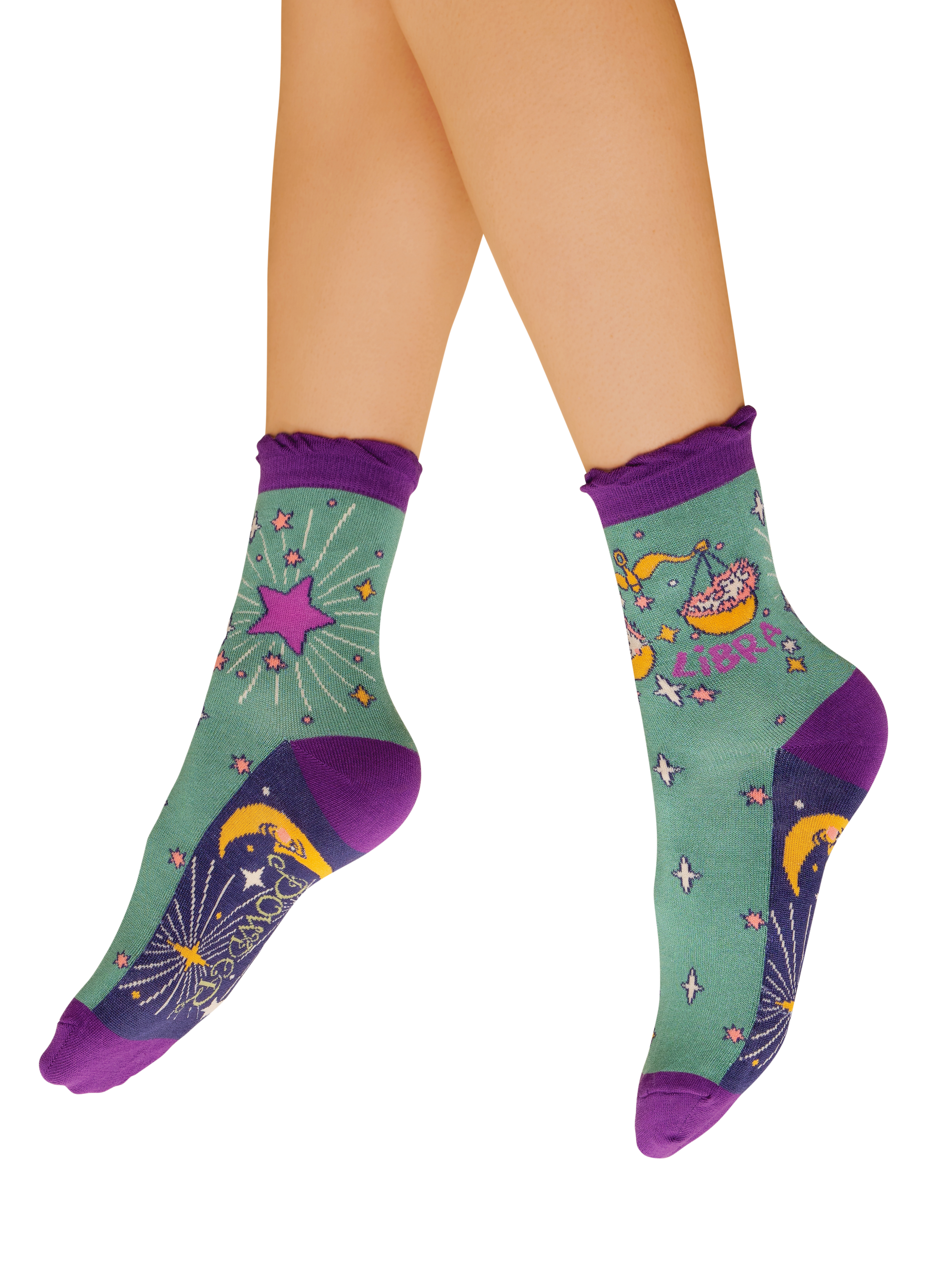 Libra Zodiac Ankle Socks